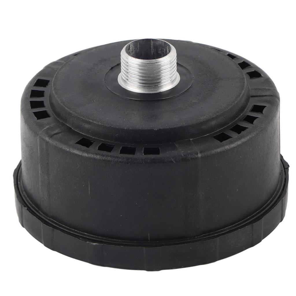 Air Compressor Silencer Plastic Shell Round Muffler3 4 25mm Filter Intake Dia 80mm
