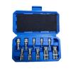 10-Piece 12-Point Socket Wrench & Torx Screwdriver Bits Set for Car Repair and Flywheel Disassembly