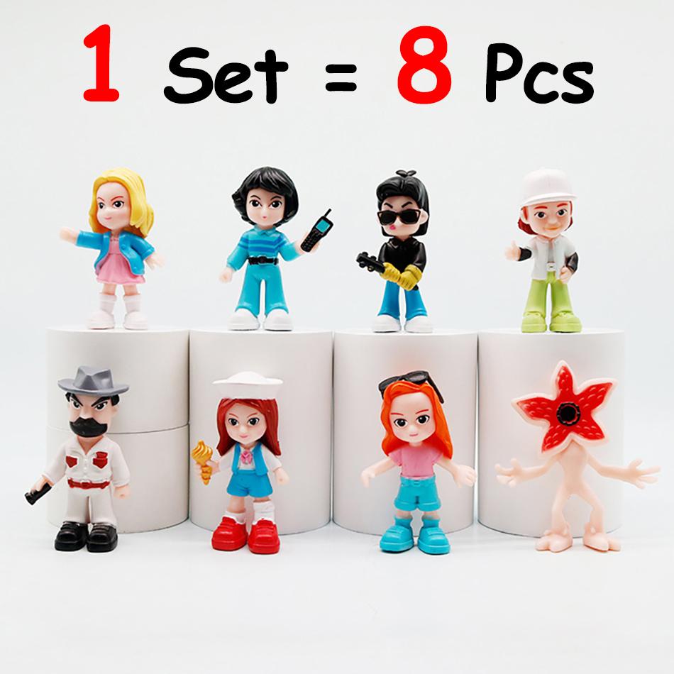 Anime Stranger Q Version Things Cartoon Figure Creative Statue Ornament Surprise Peripheral Desk Decoration Model