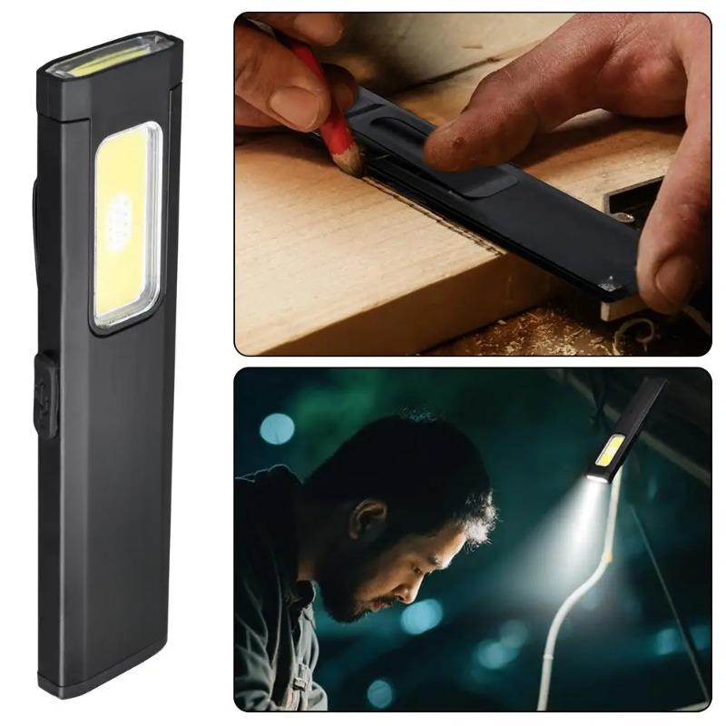 Mini Portable Flashlight Rechargeable Head Light Waterproof LED Headlamp for Hiking Running Repairing Fishing Cycling with Tail Magnet