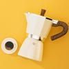 PARACITY 150ML/300ML Wooden Handle Italian Moka Coffee Maker Cafe Accessories Maker Kettle Latte Stoves White Coffee Pot