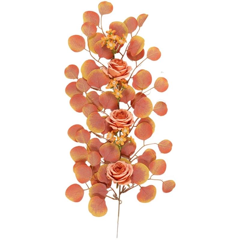 Realistic Faux Gumtree Herbage Wall Suspended Plastic Substance Denial Maintenance Long Permanent Perfect For Seasonal Party Wedding Indoor Decoration 1