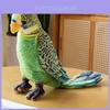 Realistic Plush Parrot Toy Soft Stuffed Animal Figurine For Kids And Collectors