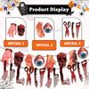 Halloween Horror Party Decoration Banner Haunted House Shopping Mall Layout Pull Flag
