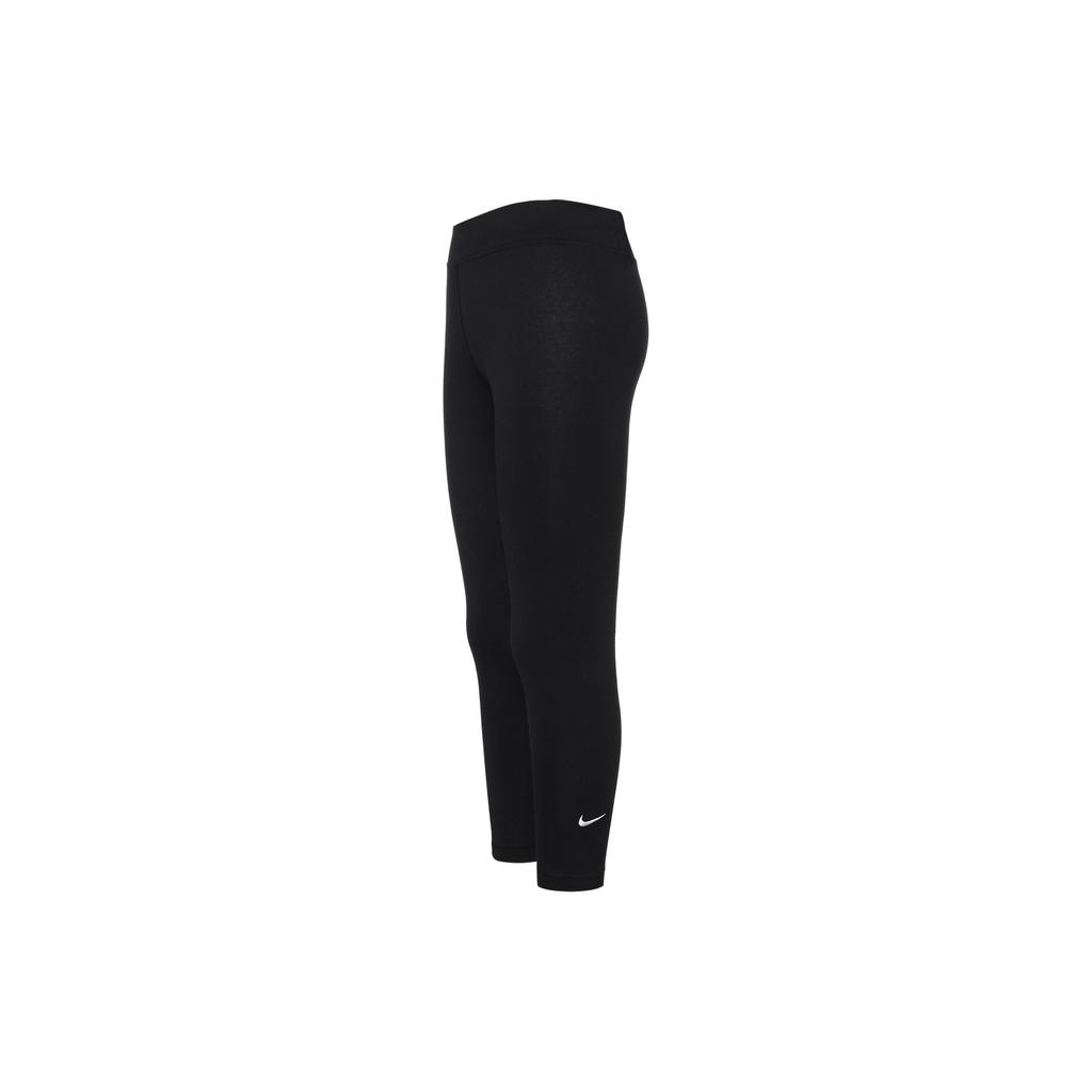 Nike Sportswear Essential 7/8 Solid Color Windproof Athletic Leggings Women Leggings Black CZ8533-010