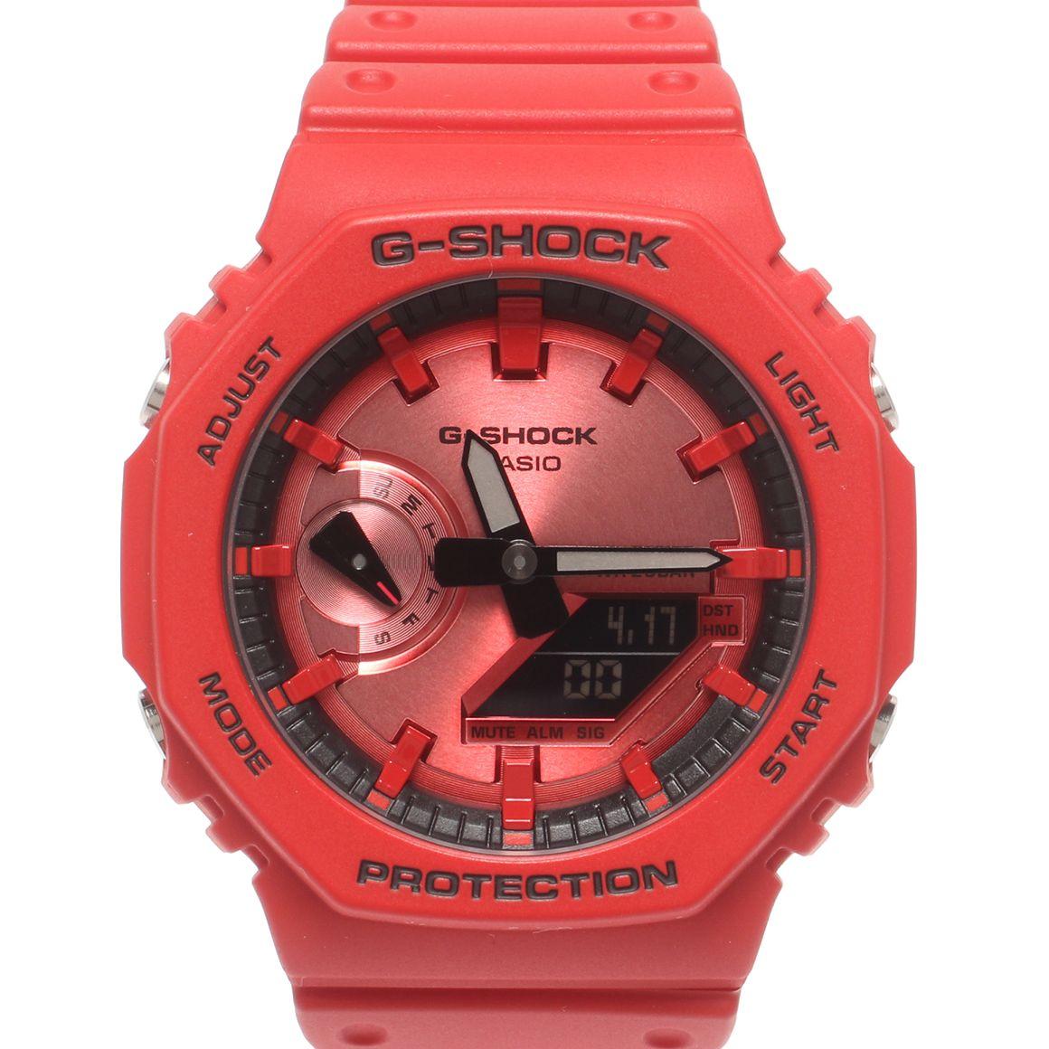 Used Good Condition Casio Watch G-SHOCK GA-2100RRB Quartz Men s CASIO