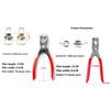 Heavy Duty Alloy Steel Eyelet Installation Grommet Pliers Suitable For Shoes Bags Craft Projects Comfortable grip Design