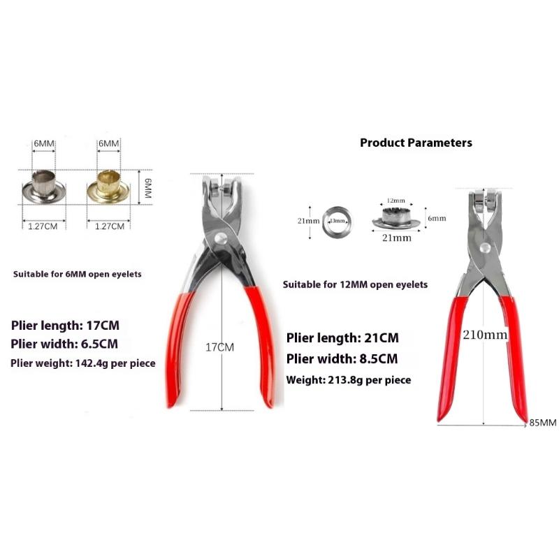 Heavy Duty Alloy Steel Eyelet Installation Grommet Pliers Suitable For Shoes Bags Craft Projects Comfortable grip Design