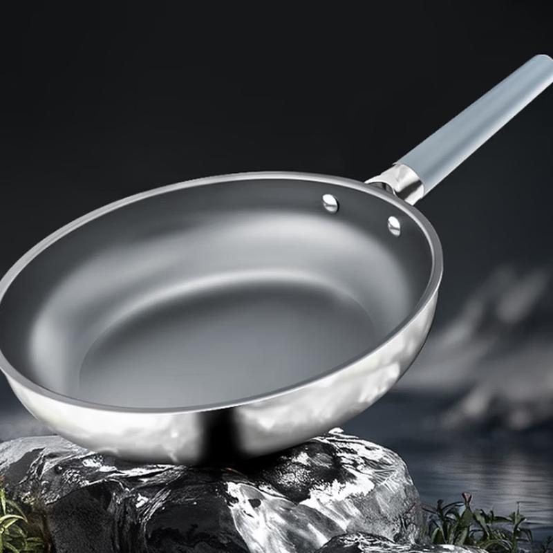 Sanhe Titanium Steel 0-Coating Frying Pan