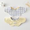 Korean Style A-Type Pure Cotton Double-Sided Baby Bib for 0-2 Years