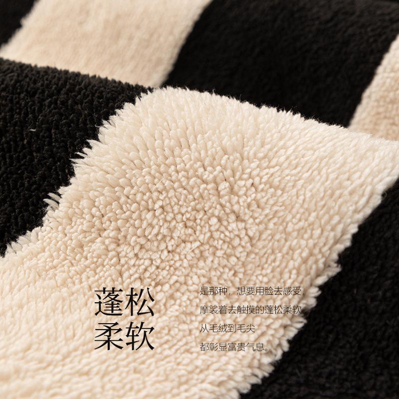 Shu Cotton Lint Sofa Cushion Winter Thickened Universal Sofa Cover Cover  Non-Slip And Anti-Cat Scratch Light Luxury