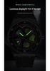 SANDA Men's Waterproof Luminous Polygonal Quartz Watch with 3D Rotating Dial and Silicone Band