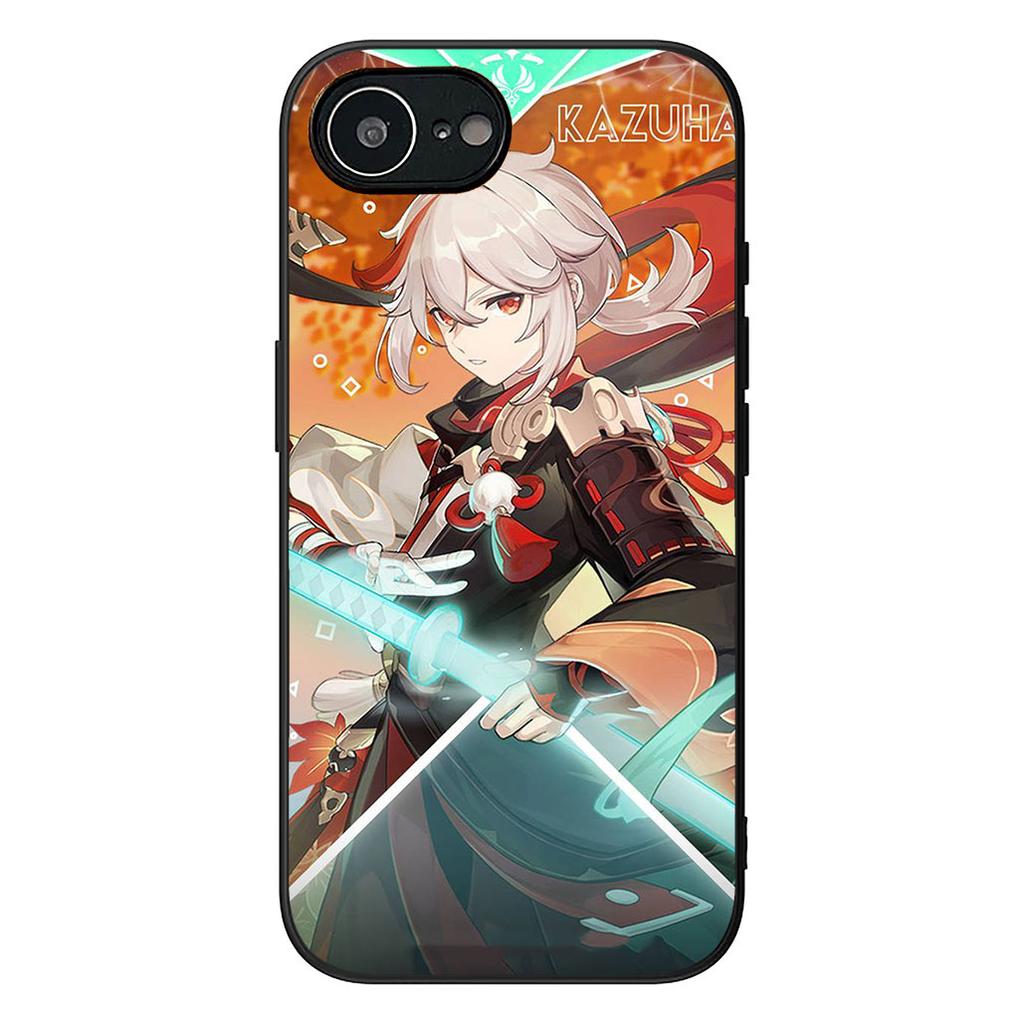 Kaedehara Kazuha Genshins Impacts Phone Case for Apple iPhone 12 13 Mini XS 11 Pro Max 7 8 Plus + XR 8+ X SE 2020 SE3 Soft Cover