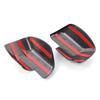 1 Pair Black Mirror Covers For Land Range Rover Freelander 2 Discovery 3 2005-09