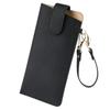 PU Leather Sunglasses Storage Bag Solid Color Hanging Sunglasses  Eyewear Accessories