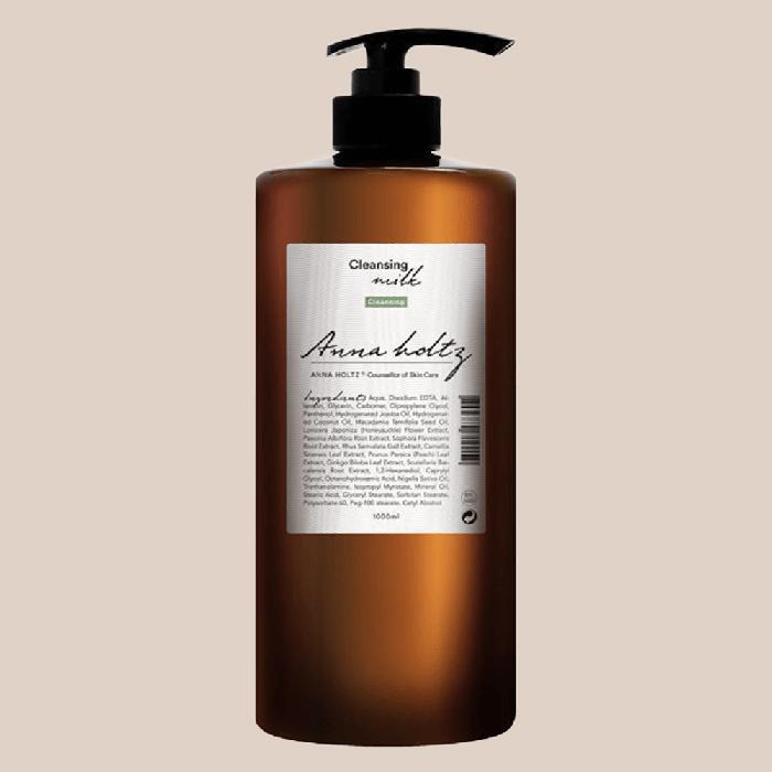 Anna Holtz Cleansing Milk Lotion 1000ml Large Capacity Mildly Acidic (30467504)