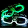 Cosplay LED Light Up Square Eyewear For Adults Kids Costume Accessories New Year Eve Party Decoration Supply