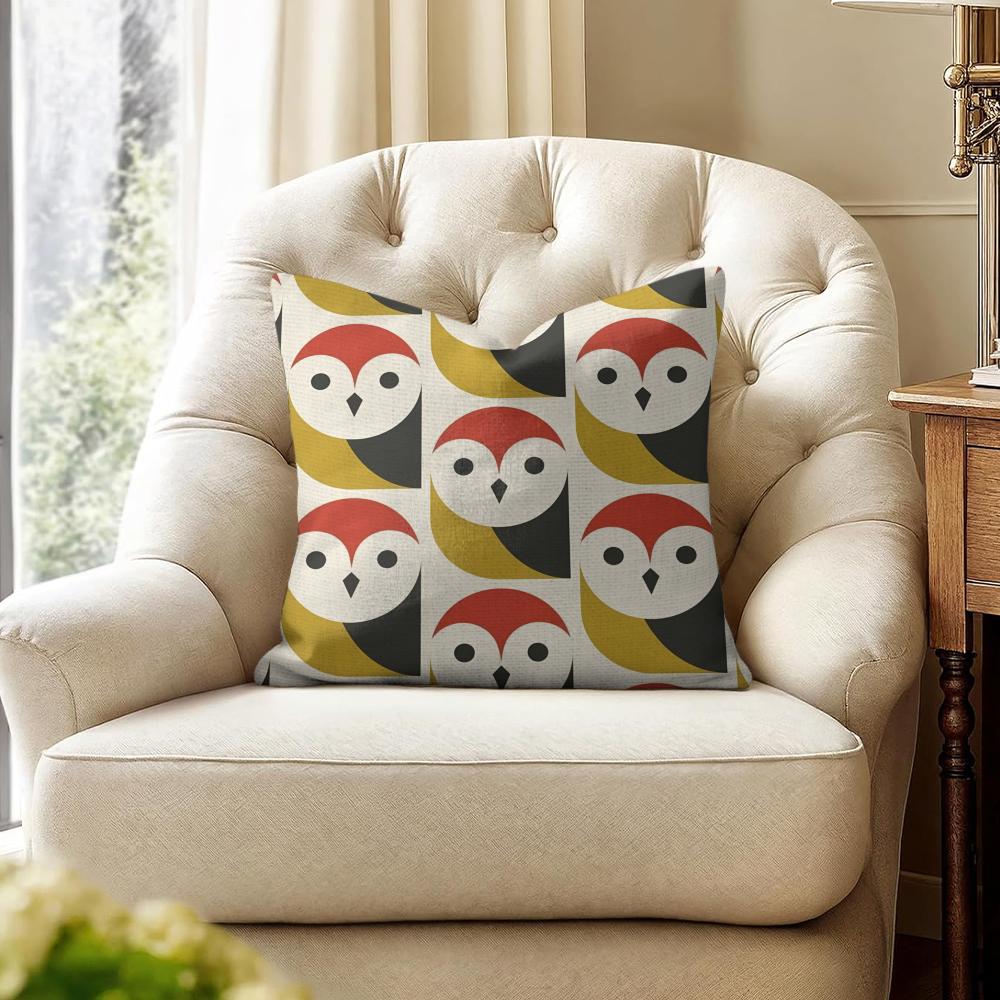 Brand OOrla Kiely Cushion Cover Natural Linen Organic Fabric DoubleSided Printing Couch Pillow Covers Home Decor