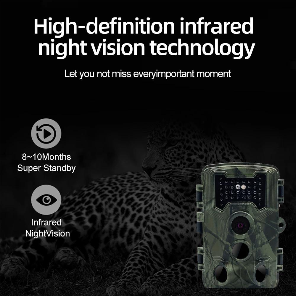36MP Night Vision Trail Camera for Wildlife Photography