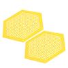 2pcs 3D Printed Floating Bee Island Professional Bees Waterer Plate for Thirsty Pollinators Outdoor