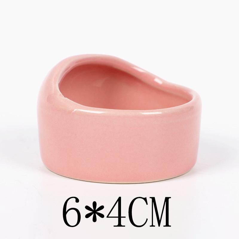 

Hamster Ceramic Feeding Bowl Feeding Basin Guinea Pig Chinchilla Hedgehog Small Pet Round Bowl Food Water Feeder темно серый