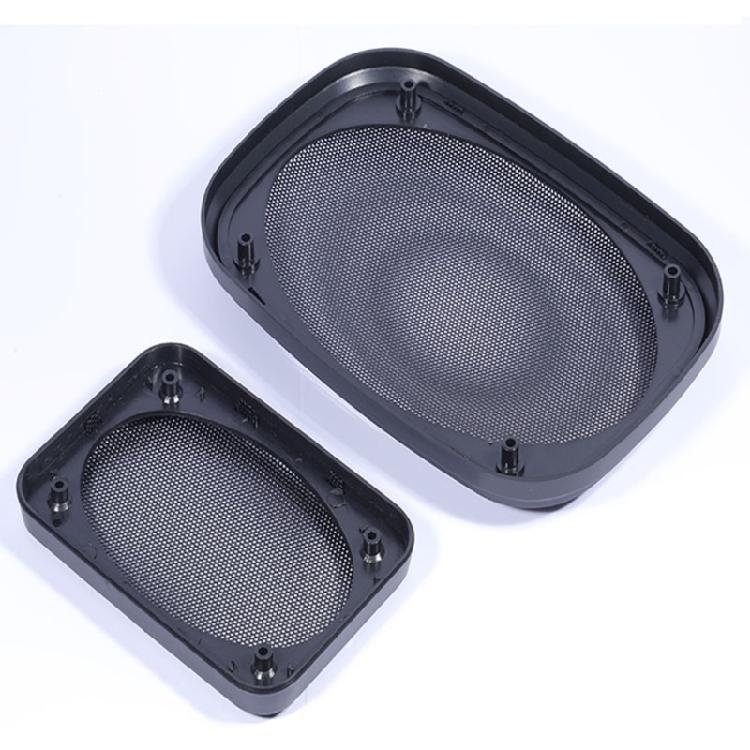 Rechteckige/Runde Lautsprecherabdeckung Schutznetz Lautsprechergitter Auto-Sound Kunststoff Zierkreis Metallgitter