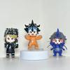 Set of 8 Digimon Figures: Angel, Agu, Mechanical Tyrannosaurus, V-boy, and Mecha Dragon Doll Models with Clothes.