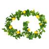 Artificial Lemon Rattan With Eucalyptus Leaves Simulation Lemon Vine Hanging Garland Wedding Party Home Decoration
