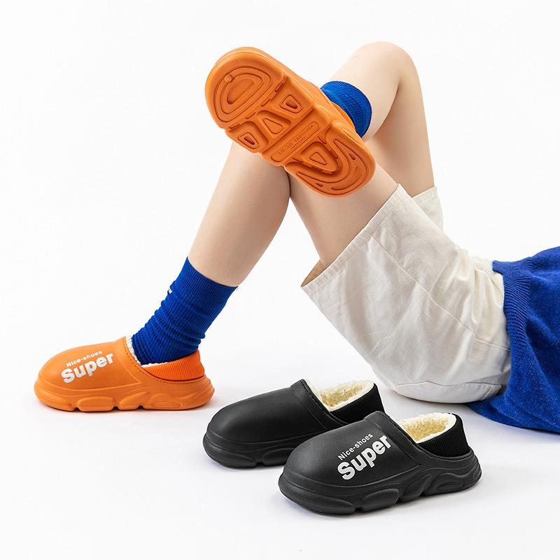 Водонепроницаемые хлопковые тапочки для женщин с толстой подошвой для наружного ношения — фото 4