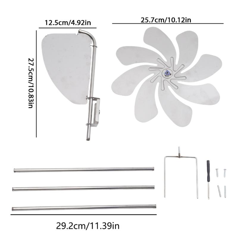 Wind Spinner Rotation Outdoor Yard Garden Decoration Iron Metal Rotating Windchimes Art Decoration Home Ornaments