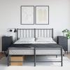 VidaXL Bedside Tables 2 Pcs, Bedside Cabinets with Legs, Nightstands with Drawers, Bedroom Night Cabinets, Anthracite 843083
