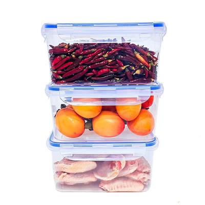 Portapranzo Trasparente per Alimenti Freschi - Adatto a Microonde e Congelatore