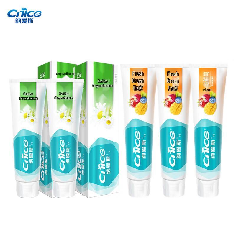 Nice Fresh Breath Toothpaste 5-Pack Bundle