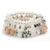 Retro Bohemian Elephant Pendant Metal Bracelet