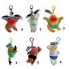 Cartoon Key Chain Sausage Mouth Doll Charm Keychain Soft Plush Bag Keyring Unique Personality Accessory for Women Bag