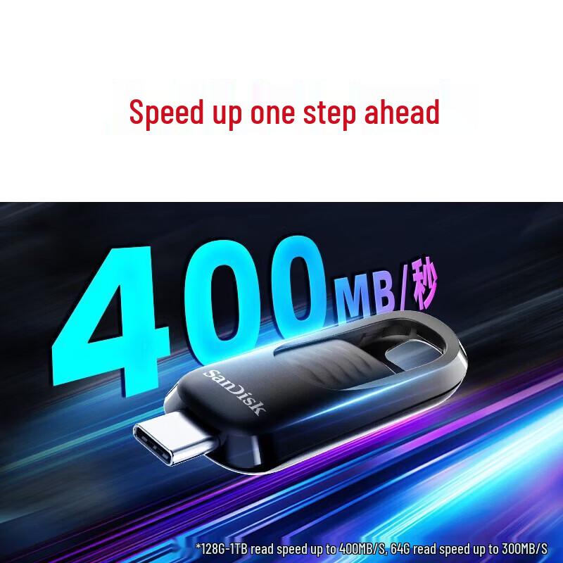 SanDisk CZ480 512GB USB3.2 Type-C Flash Drive