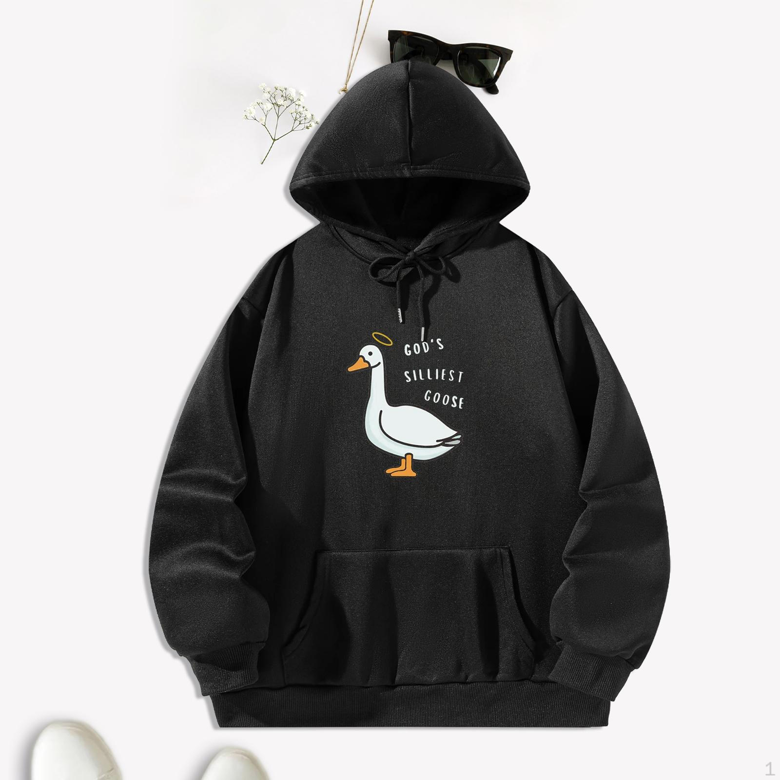 

Толстовка с капюшоном на шнурке, повседневная черная для взрослых для скалолазания L