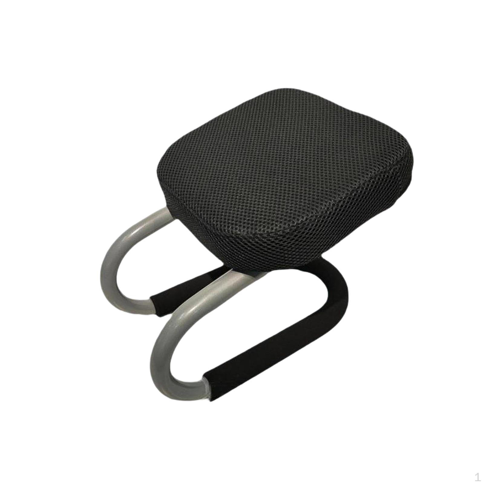 Meditation Stool Prayer Bench for Home Deeper & Longer Adults Gray Tube
