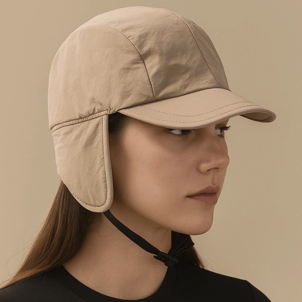Japanese Style Ear Protection Ushanka Lightweight Windproof Pilot Cap Earflaps Visor Hat Skiing
