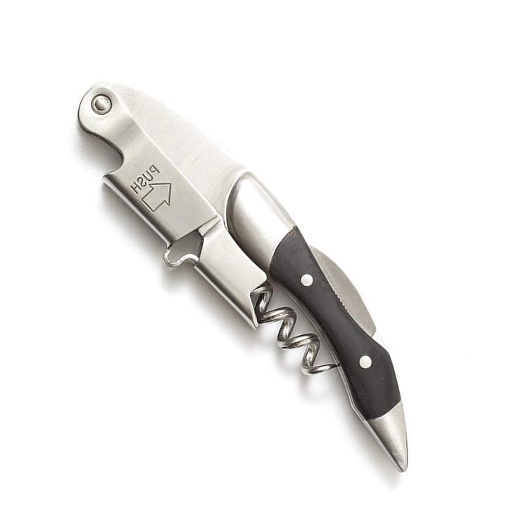 WS202 Professional Hinge Fulcrum Fulcrum Wine Waiters Corkscrew With Wood Handle