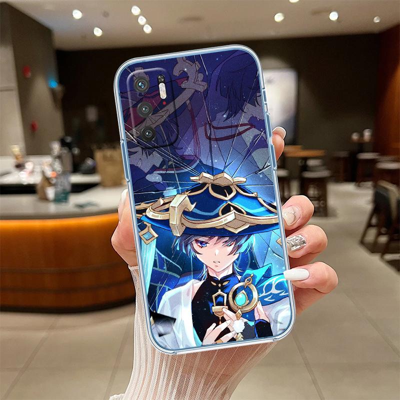 RE33 Genshin Impact Transparent Phone Case for Motorola Moto Edge 20 30 40 50 S30 Fusion Ultra Pro Neo Lite + G200 G23