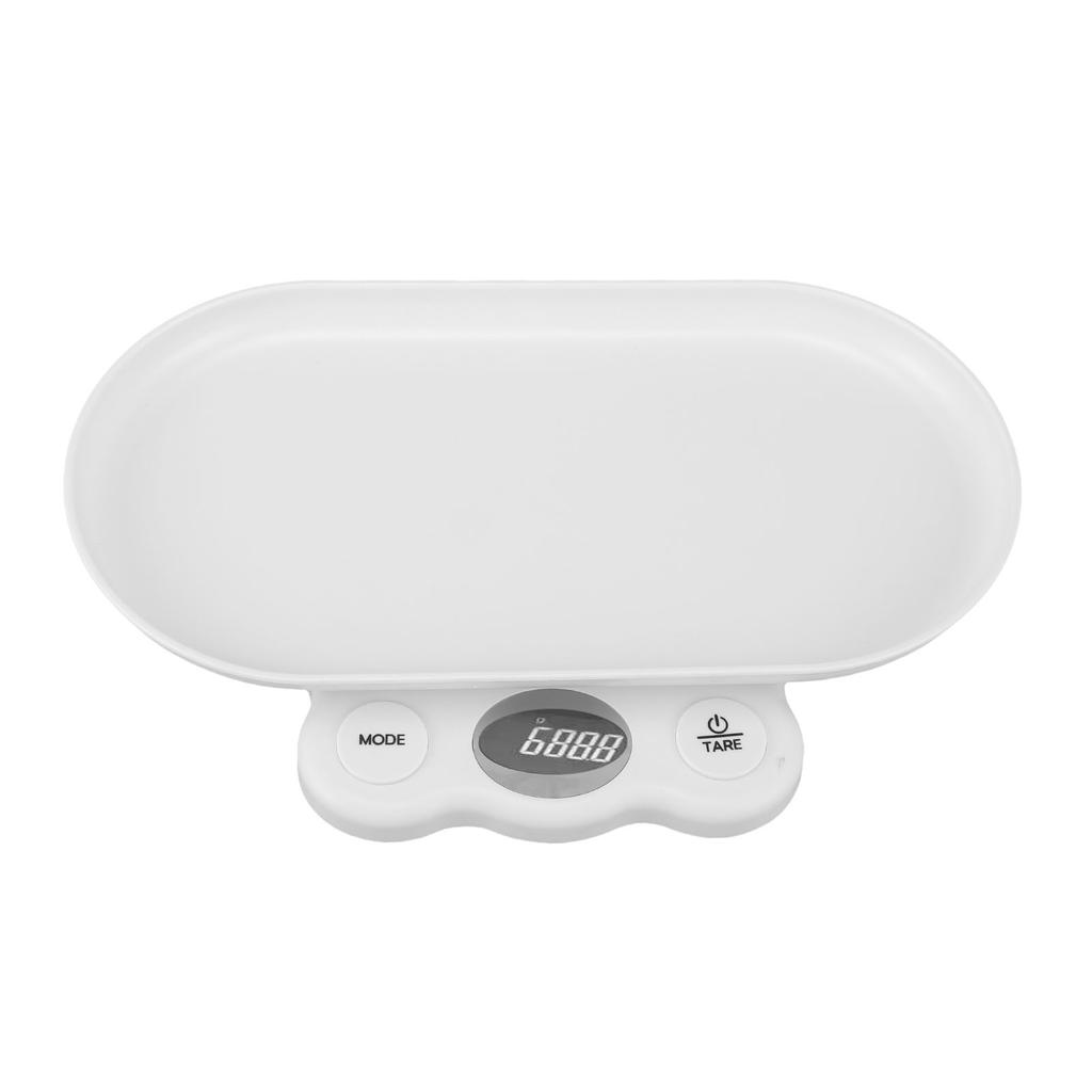 Kitchen Food Scale with Removable Tray Small Electronic Weighing Scale for Fruits Newborn Pet