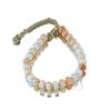 Bohemian Yellow Agate Bead Bracelet with Lobster Clasp – European & American Ethnic Style for Women