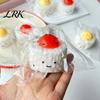 Sensory Stress Ball Yolk Rice Squeeze Toy, Smiling Cartoon Dumpling Toy Relief Slow Rebound Fake Food Portable Reliever