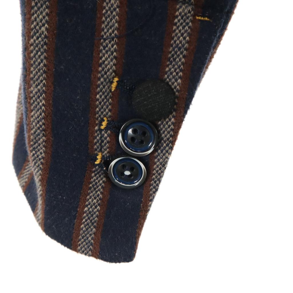 SSEINSE Striped Pattern tailored jacket 44 Navy blazer Men's Used