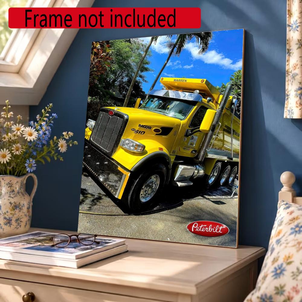 Kenworth 5D Round Diamond Painting Kit Diamond Embroidery Painting Rhinestones Mosaic Frameless Handwork Decoration Arts