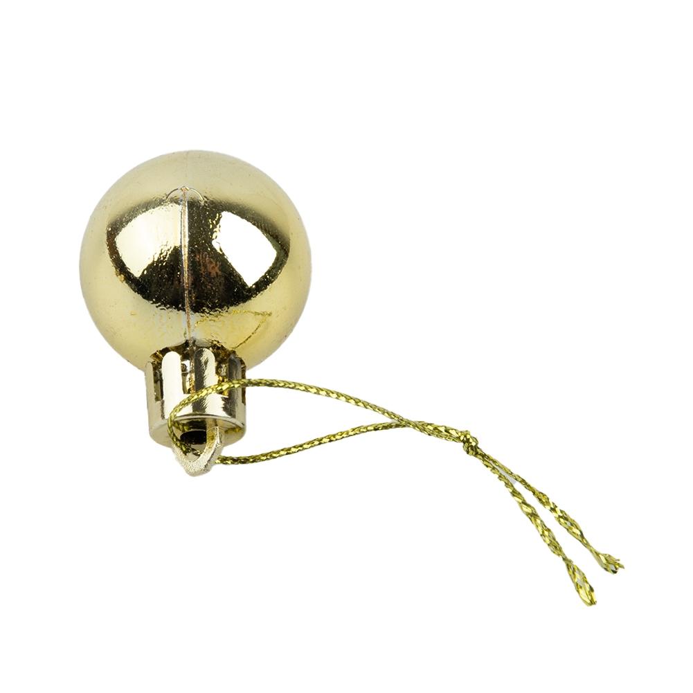 24 Stück Weinrote Weihnachtskugel-Ornamente zur Baumdekoration und für Partys