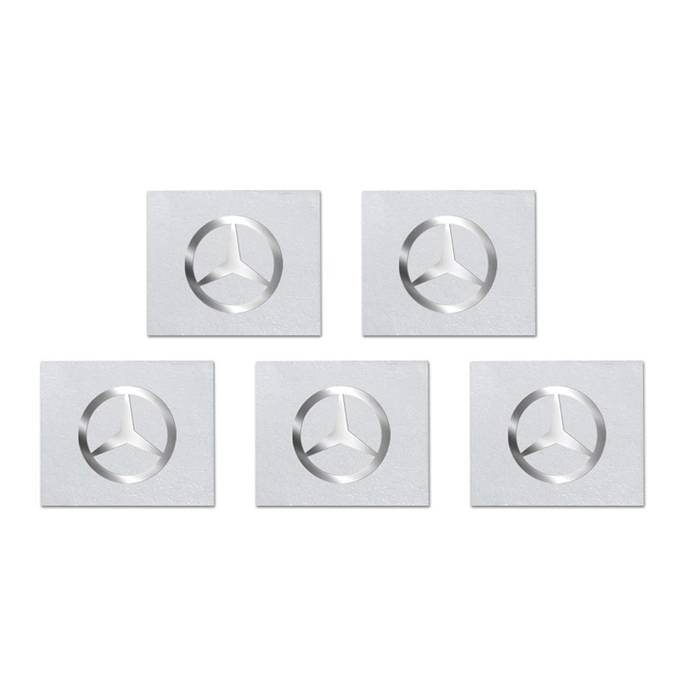 3D Nickel Metal Car Emblem Decoration Stickers Auto Refit Accessories for Mercedes Benz AMG E C G M R S Class W212 GLC W176 W204