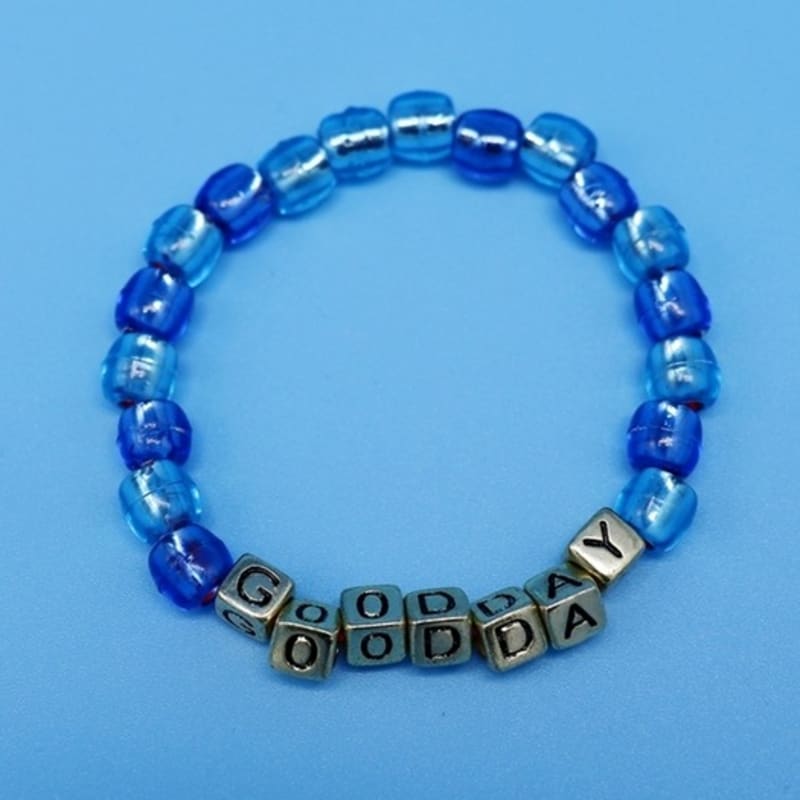 BONBEAU Pop Colorball Initial Bracelet