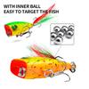 4gMini Wave Lure Bait3cm6Color Feather Fake Bait Freshwater and Saltwater Universal for Bass and Perch